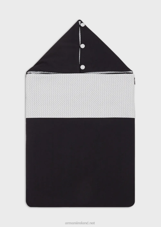 Girl 086V2644 Sleeping Bag With Op-Art Eagle Print Armani