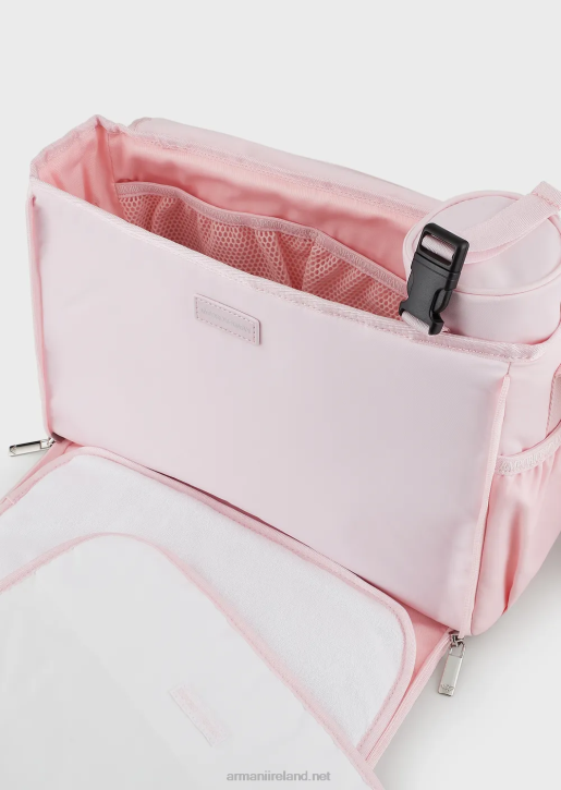 Girl 086V2666 Mummy Bag Set With Eagle Plate Armani Pink