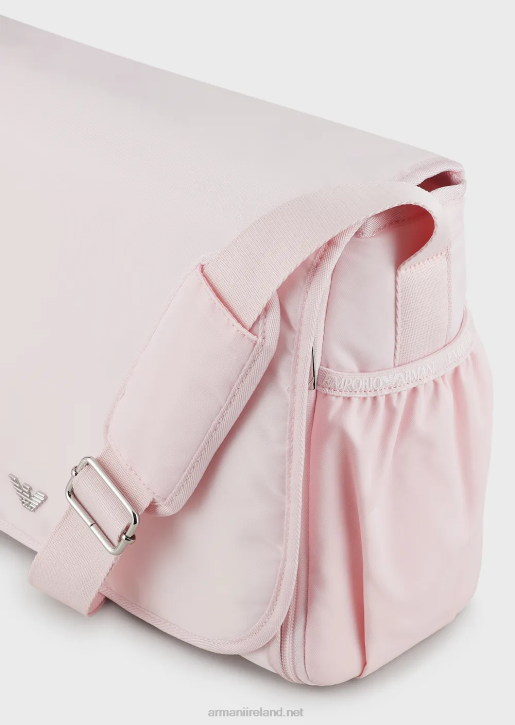 Girl 086V2666 Mummy Bag Set With Eagle Plate Armani Pink