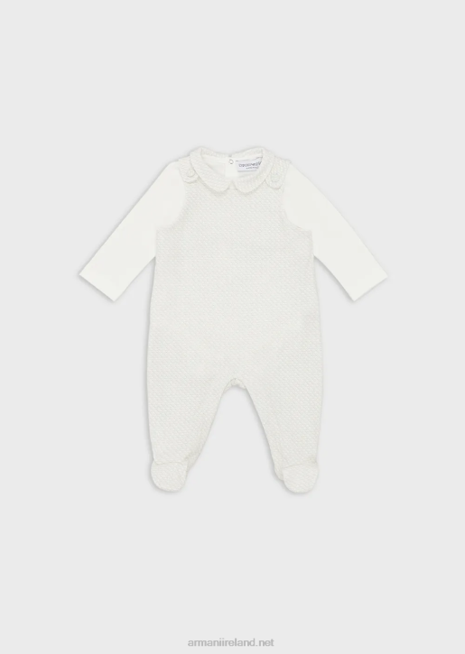 Girl 086V2632 Gift Set Consisting Of An Op-Art Eagle Onesie And Bodysuit Armani