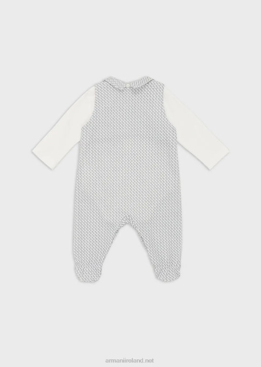 Girl 086V2632 Gift Set Consisting Of An Op-Art Eagle Onesie And Bodysuit Armani