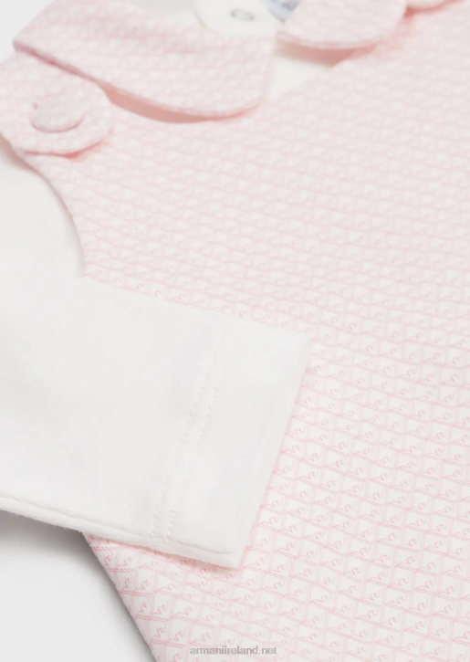 Girl 086V2633 Gift Set Consisting Of An Op-Art Eagle Onesie And Bodysuit Armani