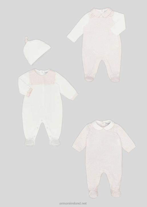 Girl 086V2633 Gift Set Consisting Of An Op-Art Eagle Onesie And Bodysuit Armani