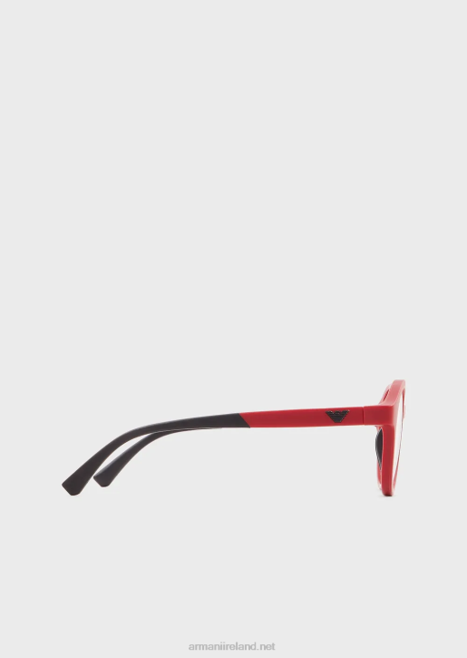 Boy 086V2506 Round Glasses Armani Red
