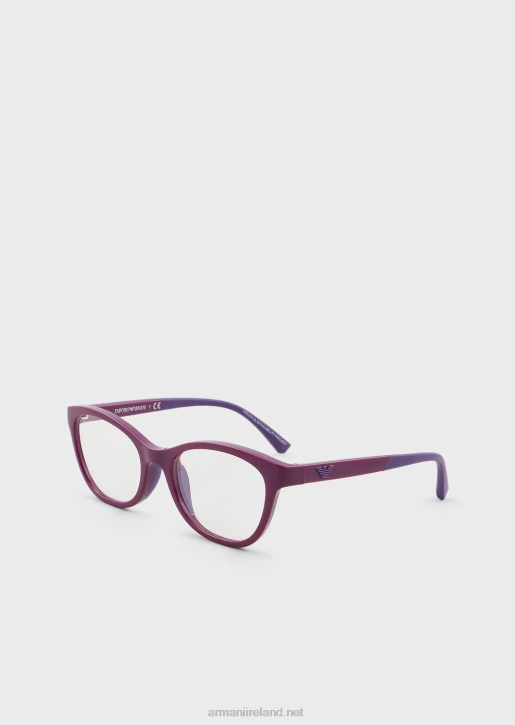 Girl 086V2598 Cat-Eye Glasses Armani Purple