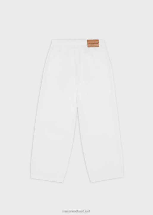Girl 086V2554 J96 Garment-Dyed, Bull Jeans Armani