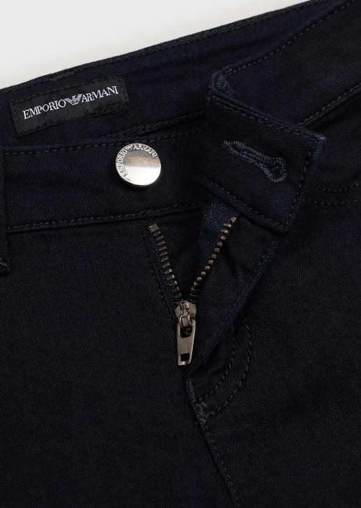 Girl 086V2572 Rinsed-Denim Jeans Armani