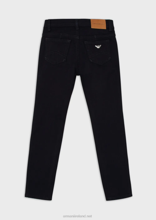 Girl 086V2572 Rinsed-Denim Jeans Armani