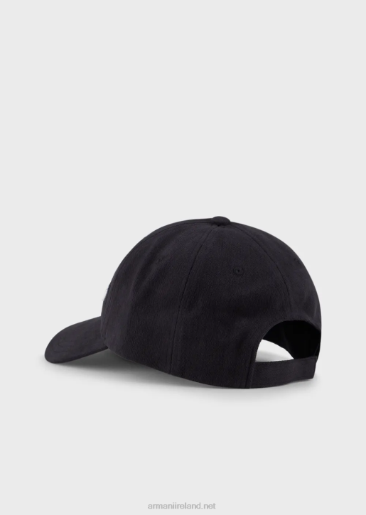Men 086V2043 Baseball Cap With Embossed Emporio Armani EmbroideryBlue