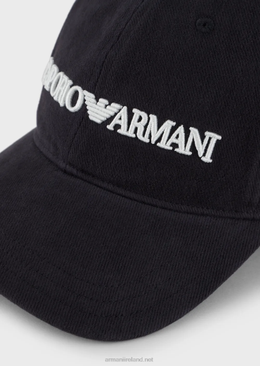 Men 086V2043 Baseball Cap With Embossed Emporio Armani EmbroideryBlue