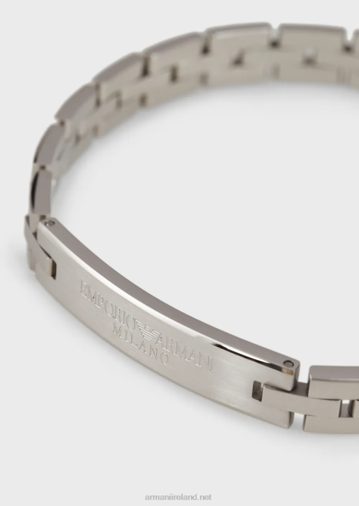 Men 086V2106 Emporio Armani Stainless Steel Chain BraceletSilver