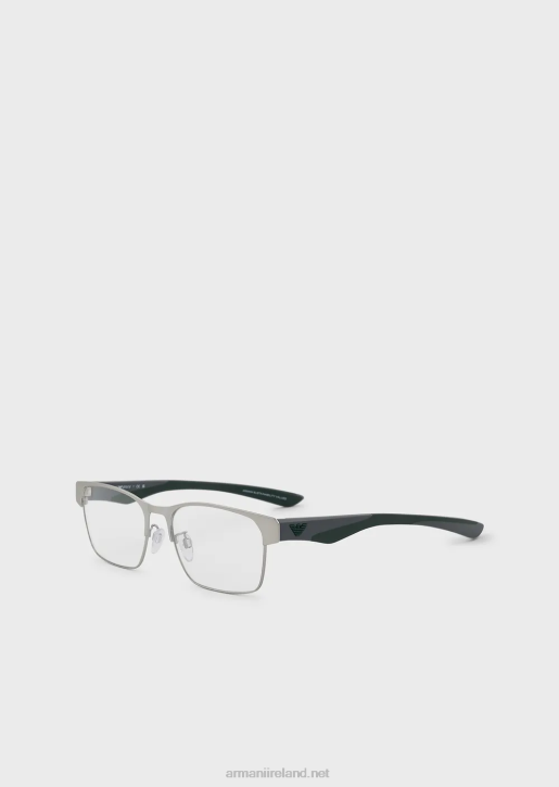Men 086V2256 Rectangular Glasses Armani