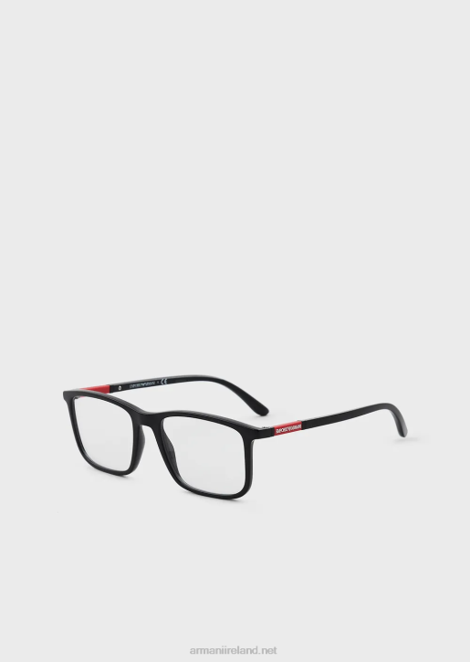Men 086V2261 Rectangular Glasses Armani