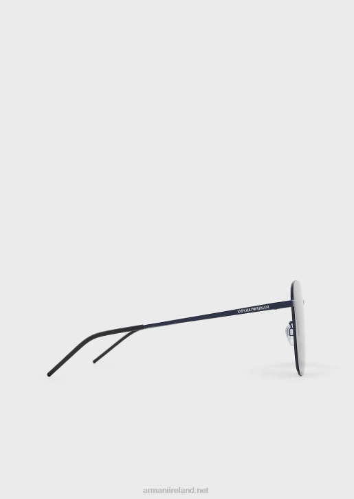 Men 086V2293 Unisex Square Sunglasses Armani Navy