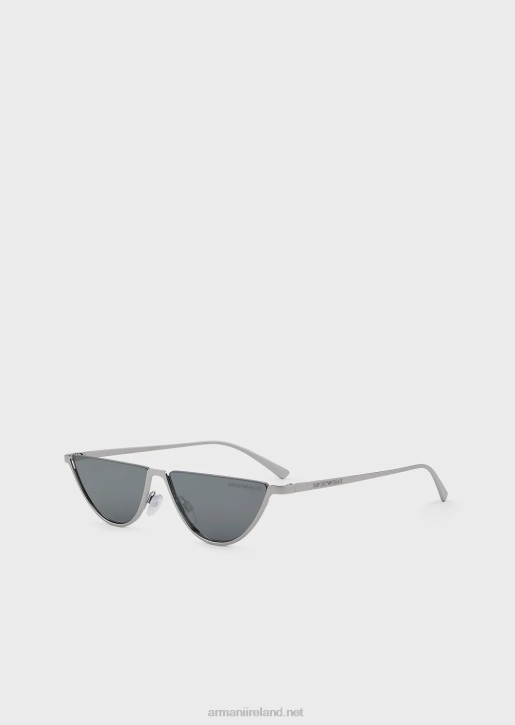 Men 086V2300 Oval Sunglasses Armani