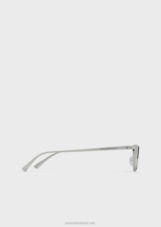 Men 086V2300 Oval Sunglasses Armani