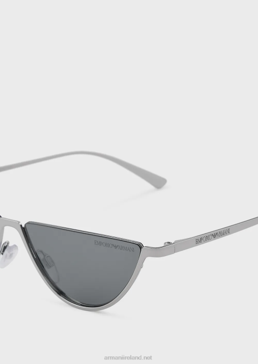 Men 086V2300 Oval Sunglasses Armani