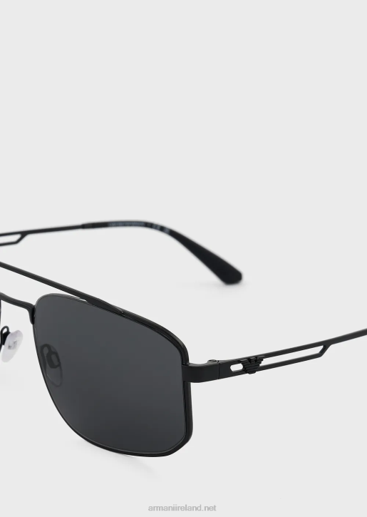 Men 086V2311 Rectangular Sunglasses Armani