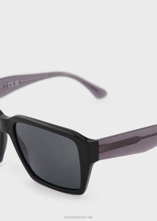 Men 086V2316 Rectangular Sunglasses Armani