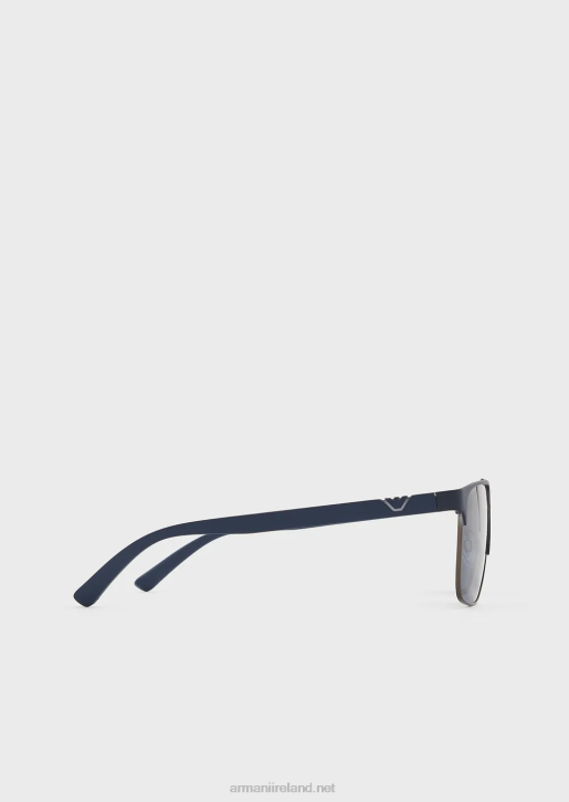Men 086V2357 Square Sunglasses Armani Navy