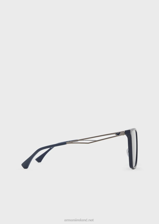 Men 086V2358 Square Sunglasses Armani Navy