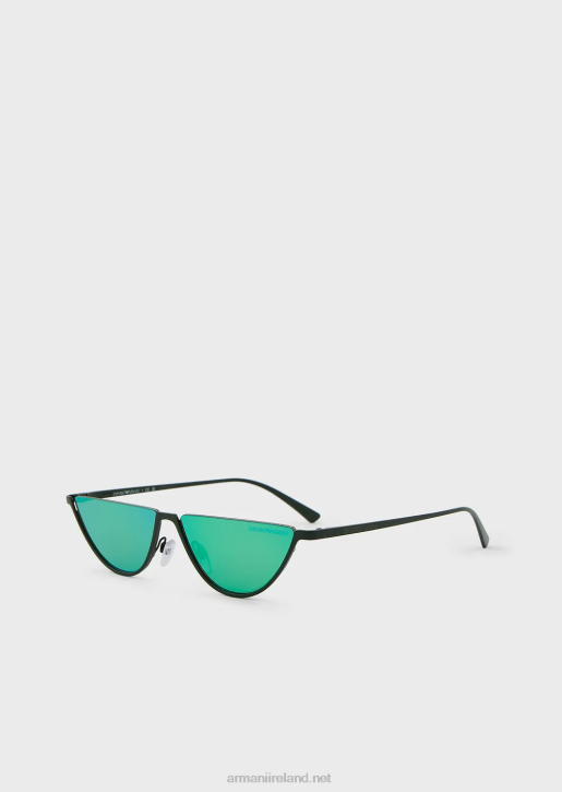 Men 086V2361 Oval Sunglasses Armani Green