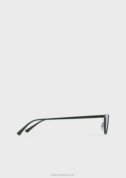 Men 086V2361 Oval Sunglasses Armani Green