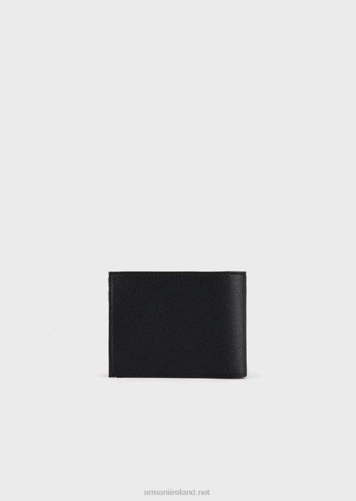 Men 086V2223 Wallet With Eagle Plaque And Coin Purse Armani