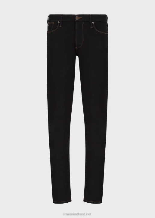 Men 086V1176 J06 Slim-Fit, Comfort-Denim Twill Jeans Armani