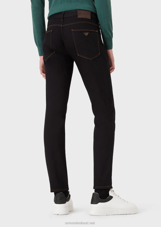 Men 086V1176 J06 Slim-Fit, Comfort-Denim Twill Jeans Armani