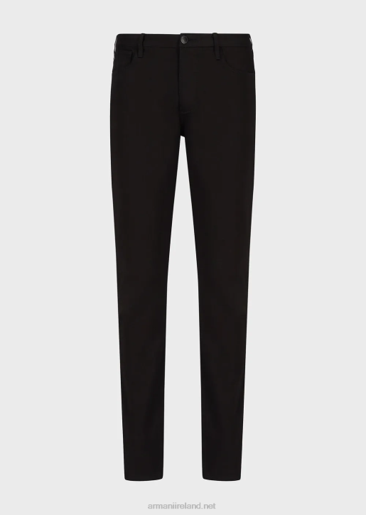 Men 086V1199 J11 Extra Slim-Fit Extra-Comfort Denim Jeans Armani Black