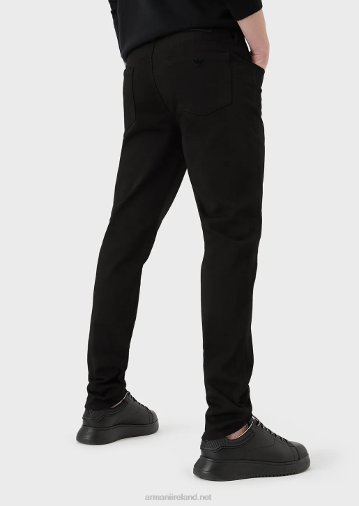 Men 086V1199 J11 Extra Slim-Fit Extra-Comfort Denim Jeans Armani Black