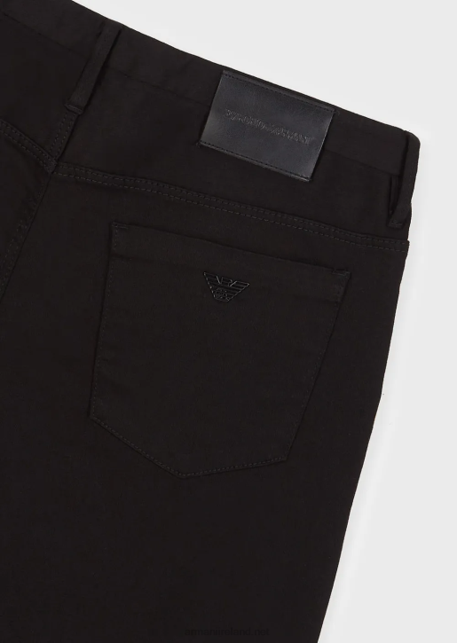 Men 086V1199 J11 Extra Slim-Fit Extra-Comfort Denim Jeans Armani Black