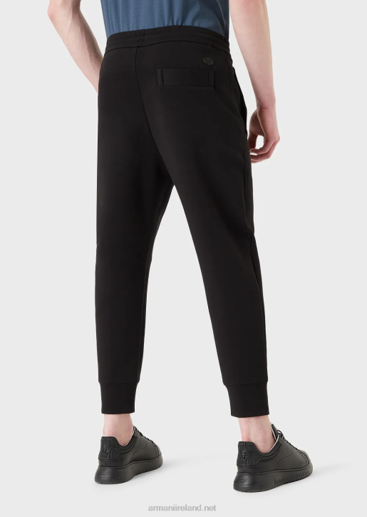Men 086V1392 Double-Jersey Joggers Armani Black