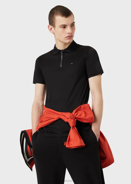 Men 086V1570 Travel Essentials Slim-Fit Jersey Polo Shirt Armani