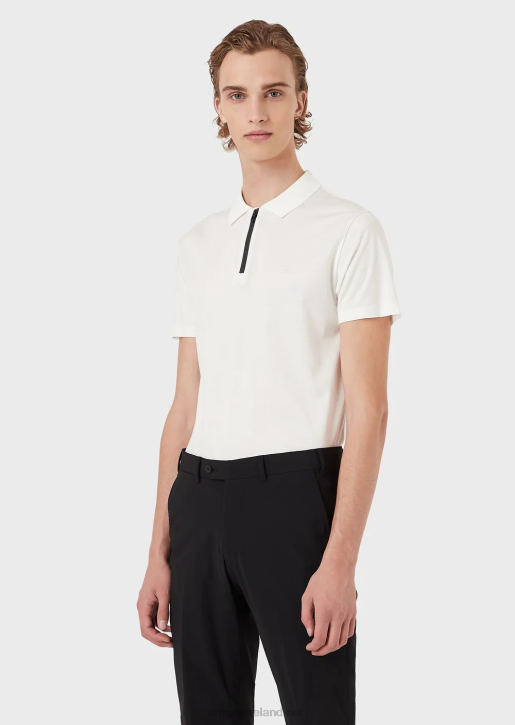 Men 086V1571 Travel Essentials Slim-Fit Jersey Polo Shirt Armani