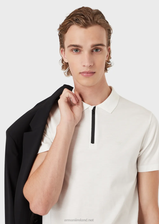 Men 086V1571 Travel Essentials Slim-Fit Jersey Polo Shirt Armani
