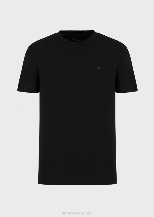 Men 086V1746 Two-Pack Of Pima-Jersey T-Shirts Armani Black