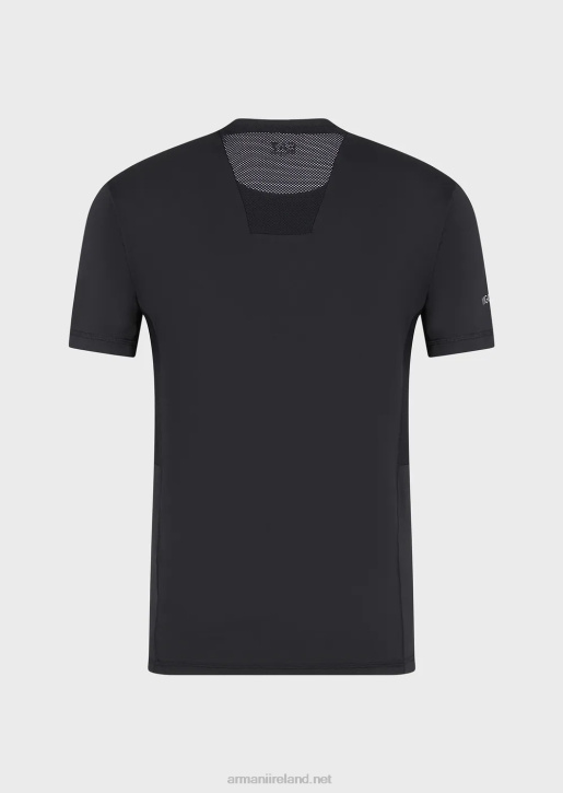 Men 086V1748 Dynamic Athlete T-Shirt In Vigor7 Technical Fabric Armani White
