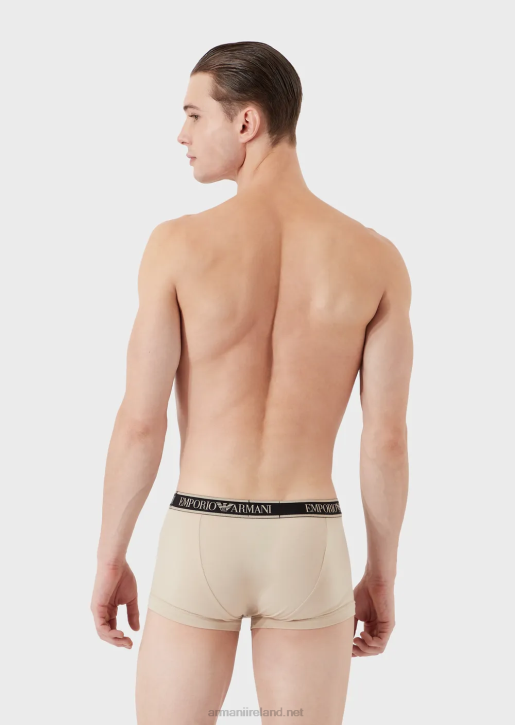 Men 086V1759 Three-Pack Of Boxer Briefs With Core Logo Waistband Armani Black