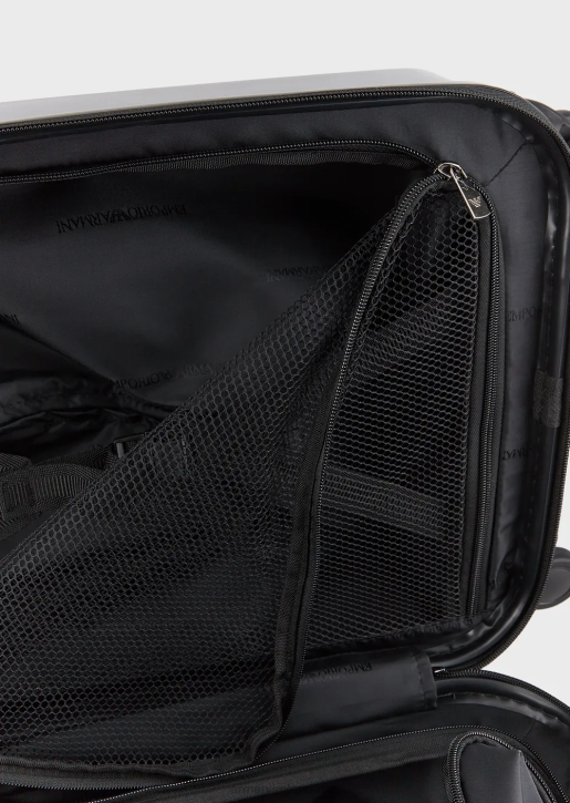 Women 086V766 Abs Carry-On Bag With Oversized, Embossed Eagle Armani Gray