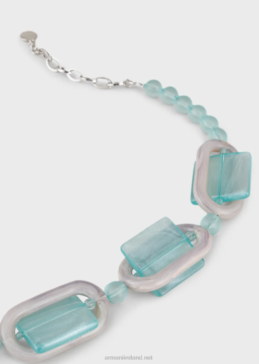 Women 086V808 Necklace With Plexiglass Spheres And Geometric Details Armani