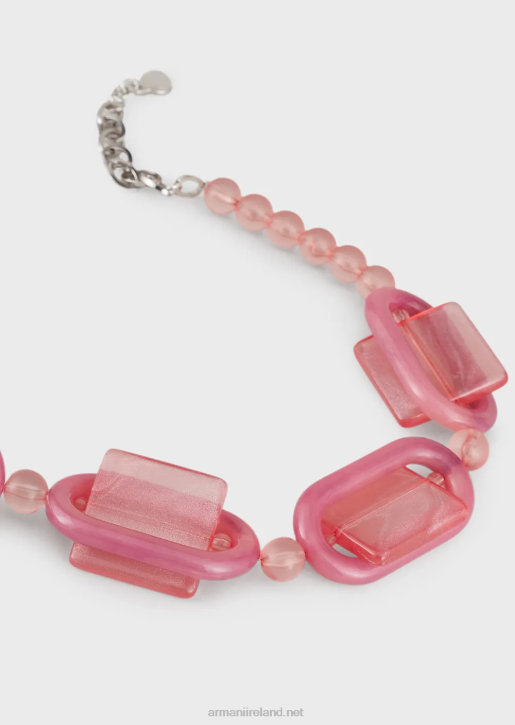 Women 086V809 Necklace With Plexiglass Spheres And Geometric Details Armani