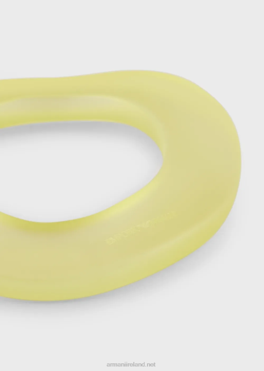 Women 086V814 Corrugated Plexiglass Bangle Armani