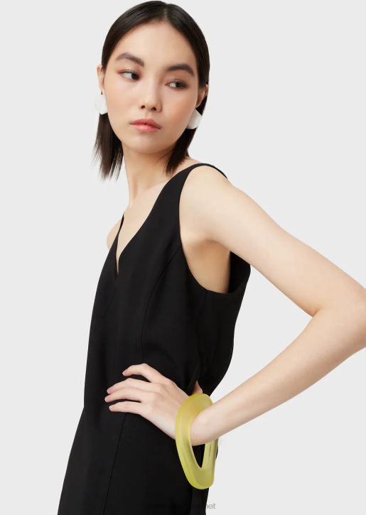 Women 086V814 Corrugated Plexiglass Bangle Armani