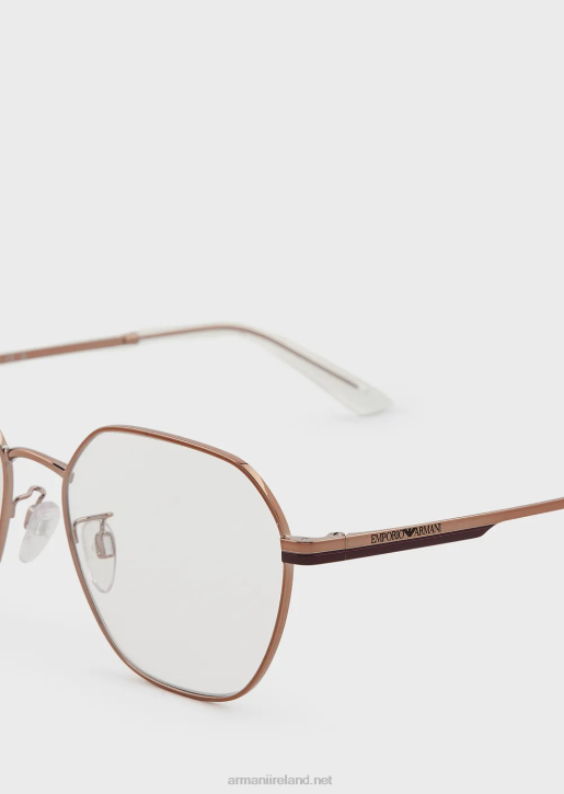Women 086V926 Round Glasses Armani