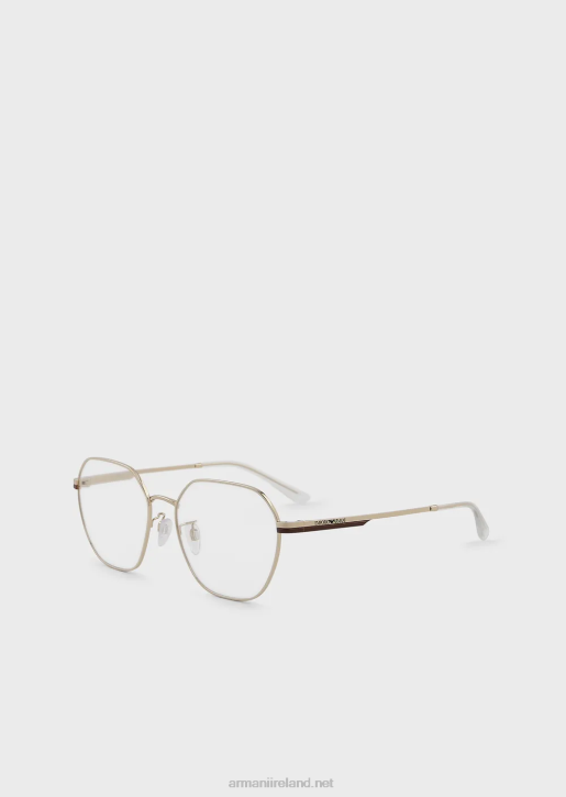 Women 086V927 Round Glasses Armani