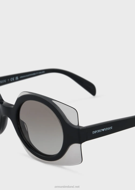 Women 086V963 Square Sunglasses Armani Pattern