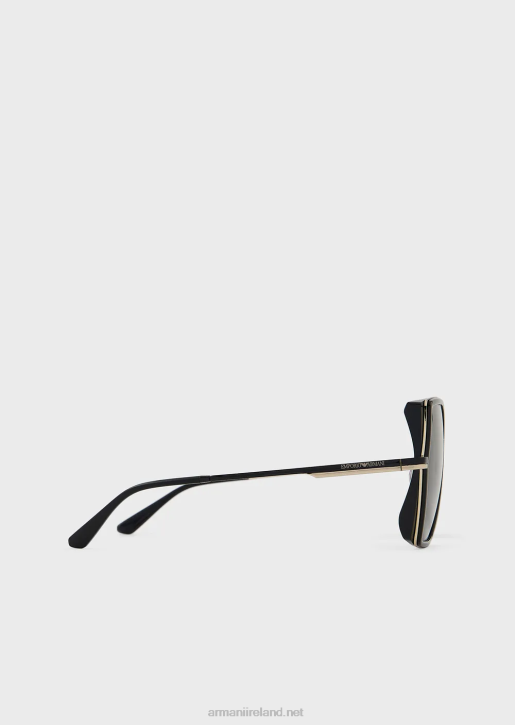Women 086V964 Square Oversized Sunglasses Armani Pattern