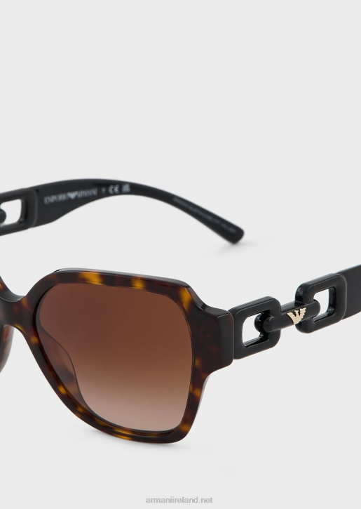 Women 086V970 Square Sunglasses Armani